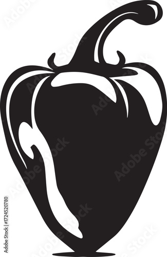 Habanero icon clean simple silhouette