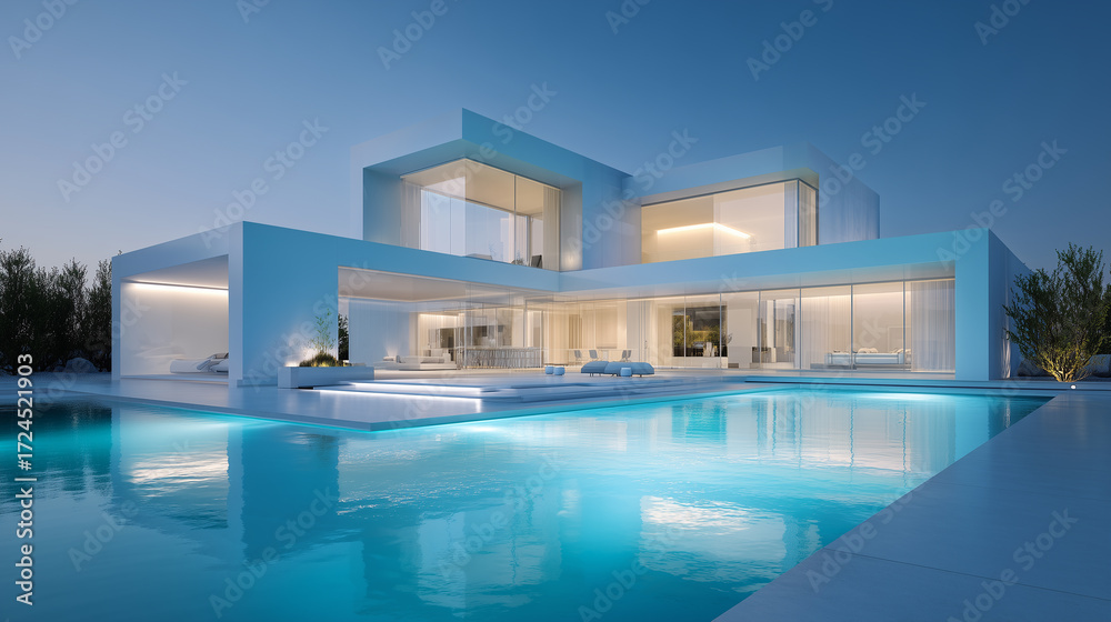 Fototapeta premium house on the river