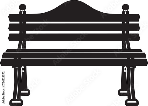 Bench Furniture icon clean simple