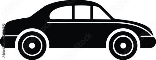 Wedding car vector icon.eps