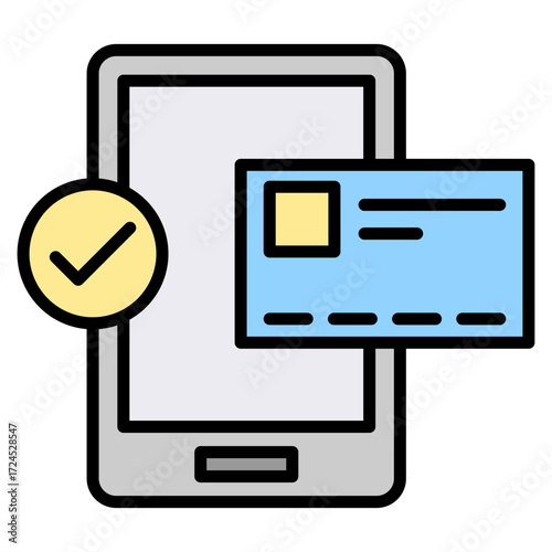 Pay lineal color icon