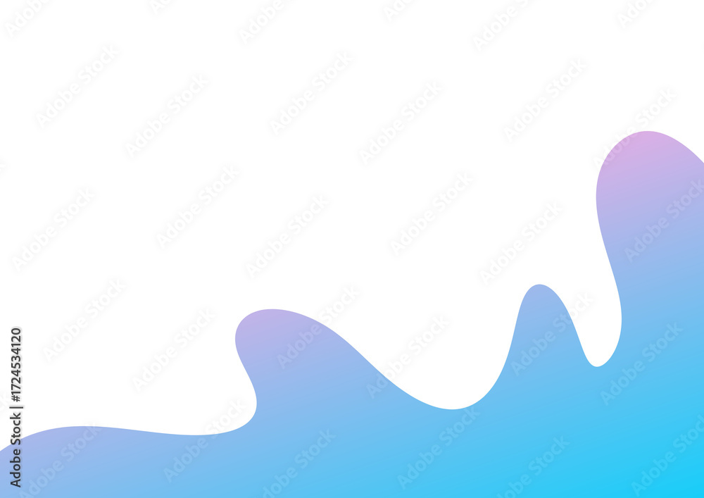 Obraz premium wave element with gradation blue pink in down