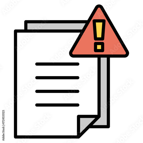Policy lineal color icon