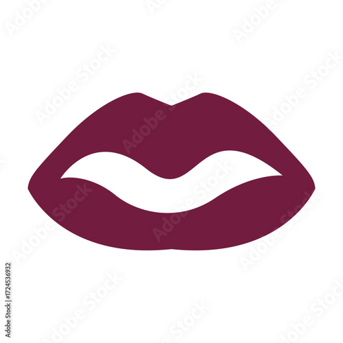 lip design icon vecktor