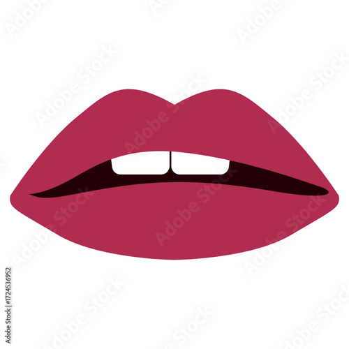lip design icon vecktor