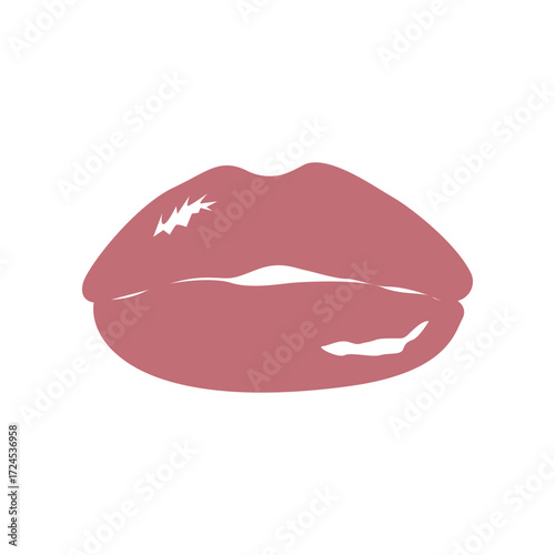 lip design icon vecktor