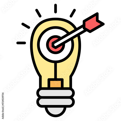 Define lineal color icon