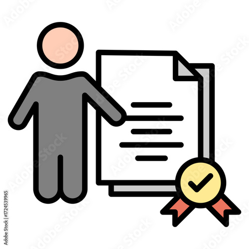 Prevention lineal color icon