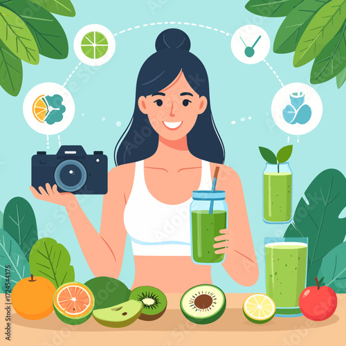 Modern Professions in Lifestyle & Health  A Healthy Living Influencer
