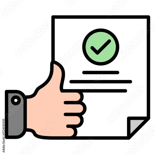Stock lineal color icon