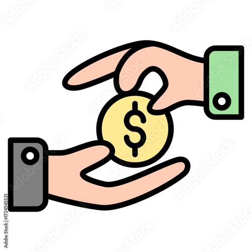 Payment lineal color icon