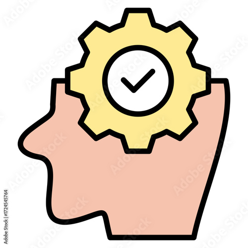 Interperception lineal color icon