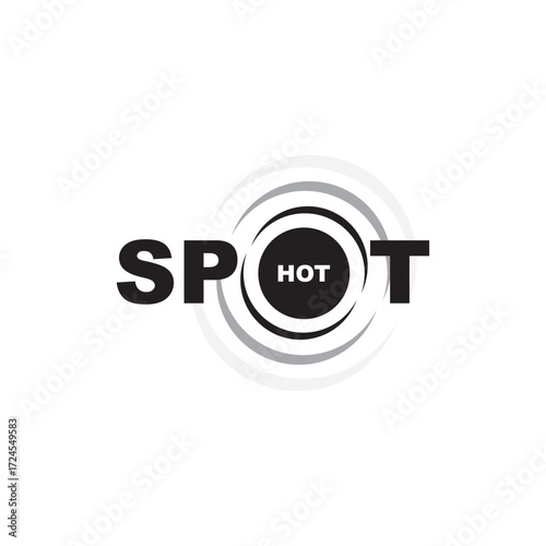 Hot Spot Logotype vector template