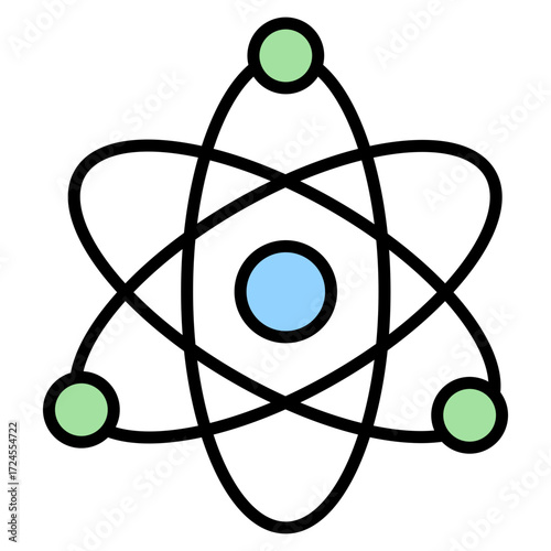 Science lineal color icon