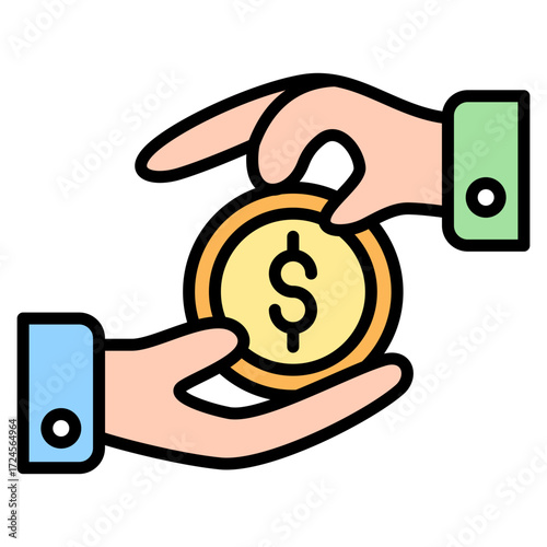 Payment lineal color icon