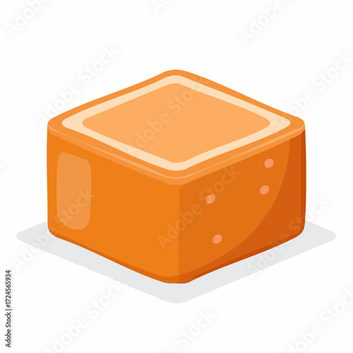 角食パンのベクターイラスト素材シンプルデザイン