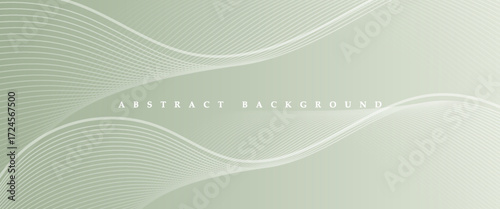 abstract wave background. green background.