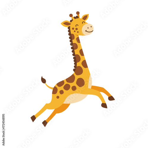 giraffe cartoon illustration
