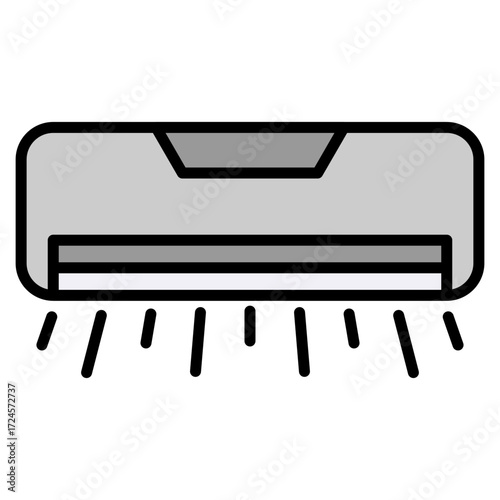 Air Conditioning lineal color icon