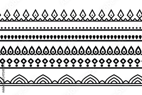 Black ornament