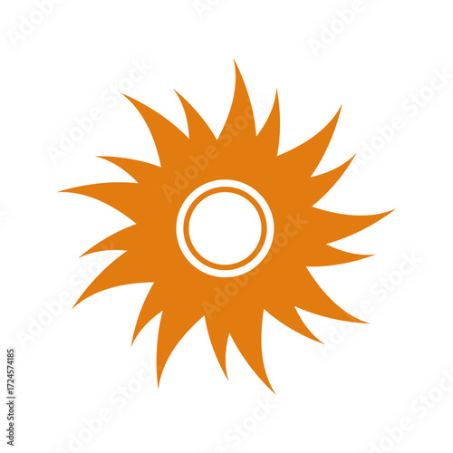 sun design icon vecktor