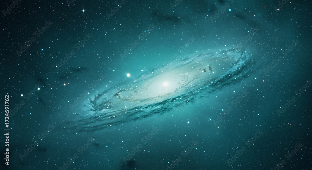 Fototapeta premium Abstract galaxy design
