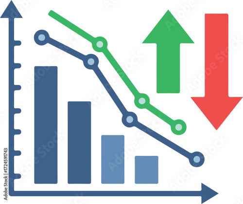 Financial performance analysis showing trends with graphs and charts.