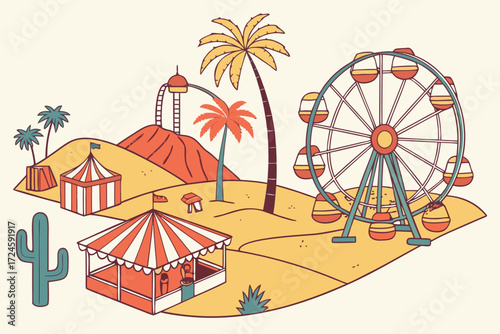 carousel in the park