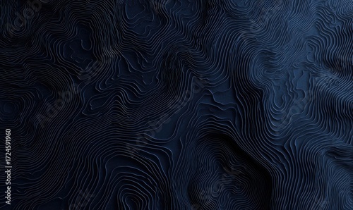Dark, textured, topographic landscape