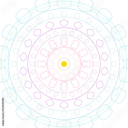 Harmonious Radial Mandala