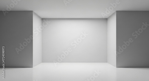 Wallpaper Mural empty white room Torontodigital.ca