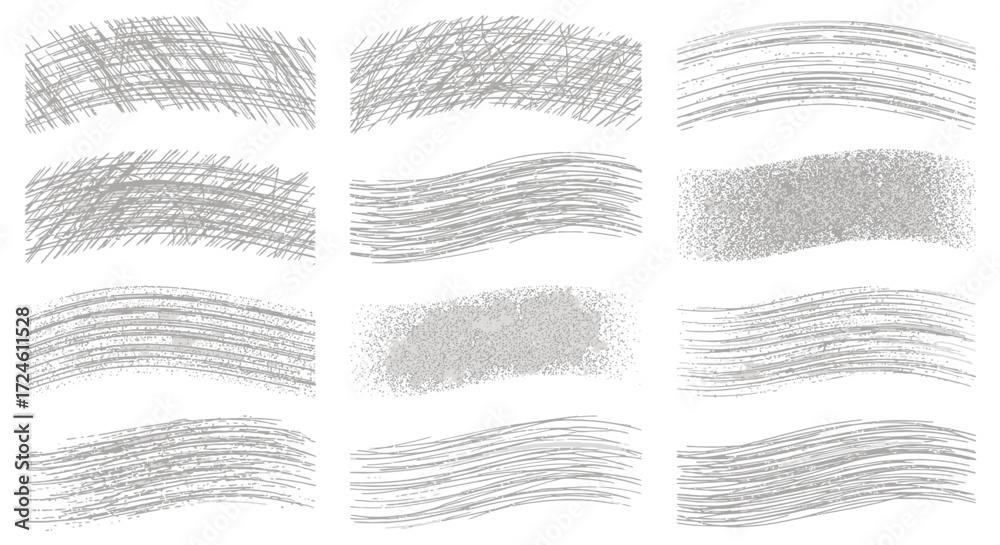 Creative Sketches, Artistic Lines, Visual Design, Abstract Art, Digital Illustration, Monochrome Background