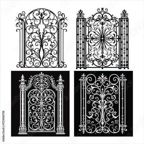 wrought iron gates