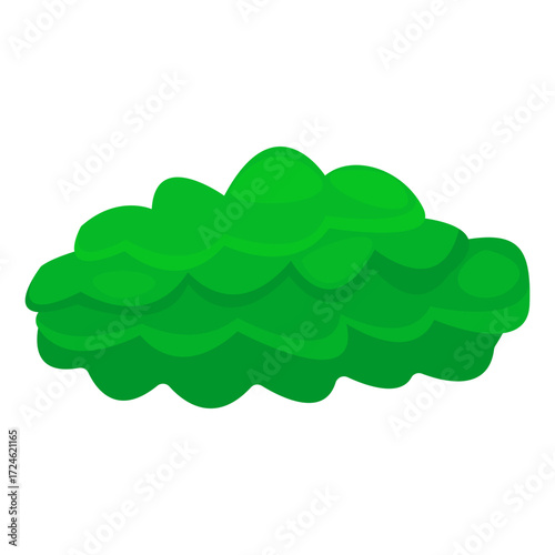 Lush green shrubbery with vibrant foliage, creating a natural backdrop for outdoor scenes