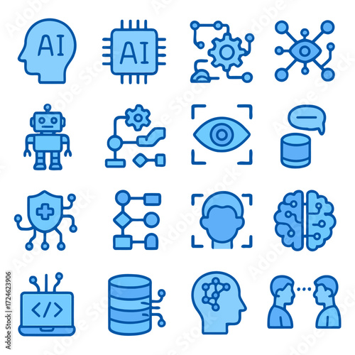 Digital intelligence: a comprehensive array of advanced AI and technological concepts.