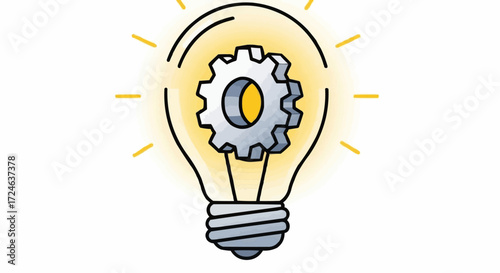 Illuminating Innovation A Lightbulb Moment with Gears