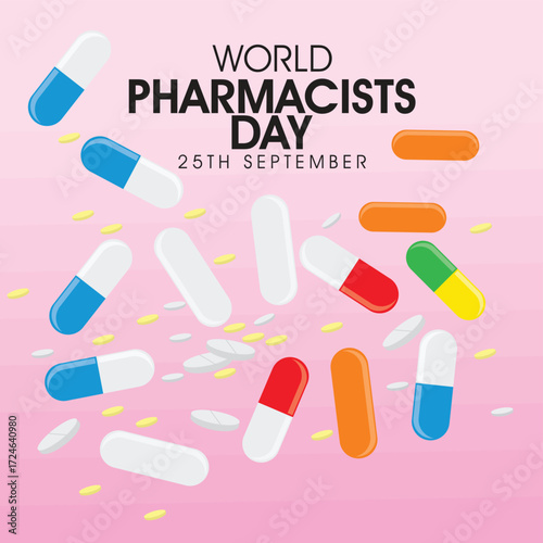 ready to use happy World Pharmacists day 25th September campaign