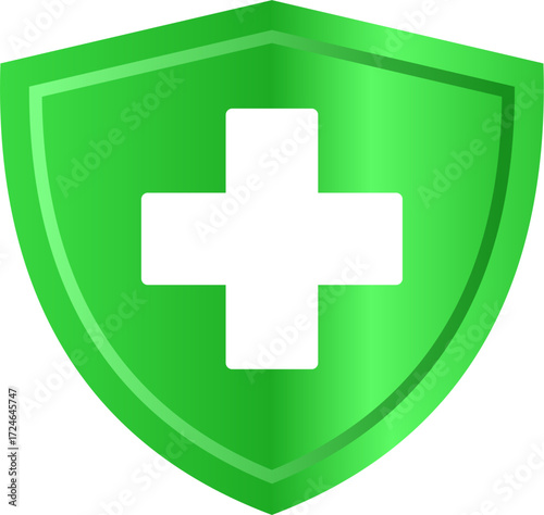Shield icon vector. symbol, health, protection, protected, immunity