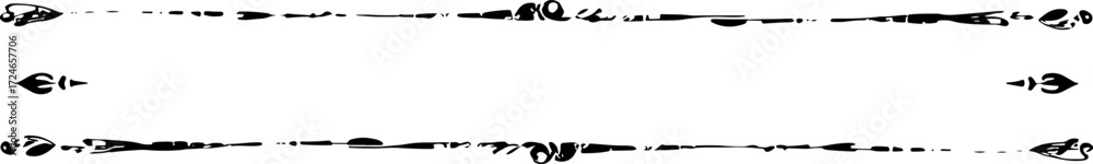 Obraz premium Vintage Divider Lines