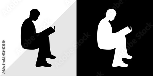 silhouettes of people