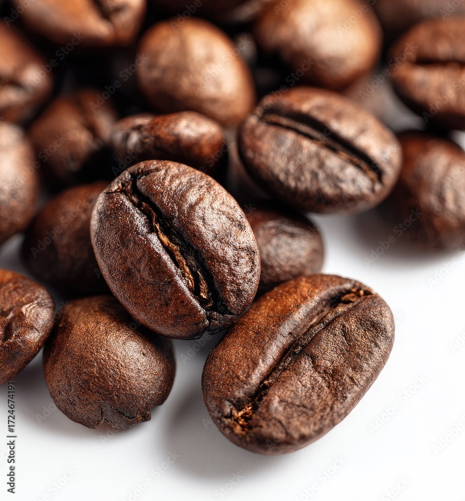 Fototapeta premium Close-up of roasted coffee beans (1)