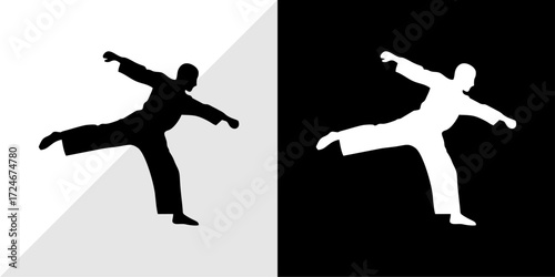 silhouettes of people