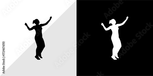 silhouettes of people