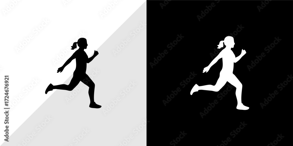 Obraz premium silhouette of a woman