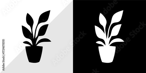 flower pot vector