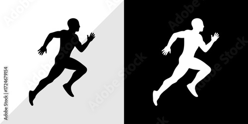 runners vector illustration
