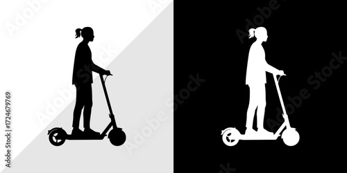 silhouettes of people