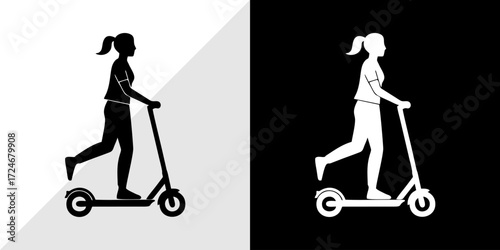 silhouette of mother and child