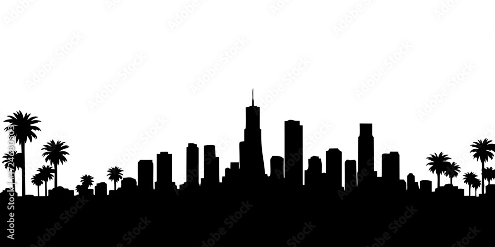Fototapeta premium city skyline vector