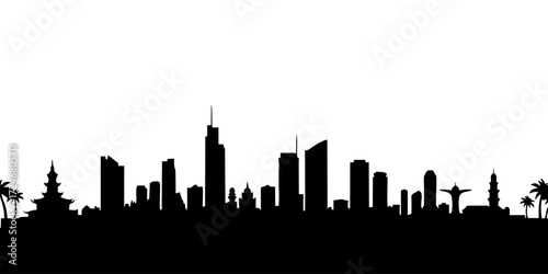 city skyline vector